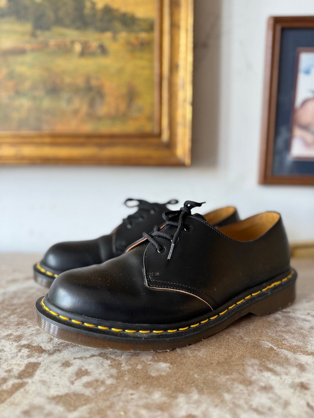 Dr Martens 1461 Smooth Leather Oxford Shoes Mens Size 10 Womens 11